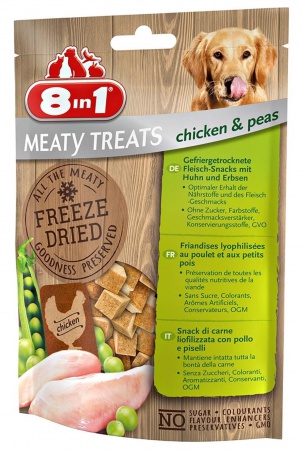 8in1 - Freeze Dried Poulet et Pois 50 g