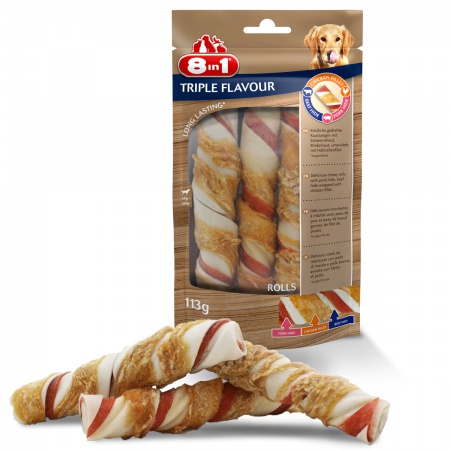 8in1 - Triple Flavour (Poulet / Porc / Boeuf) Rolls