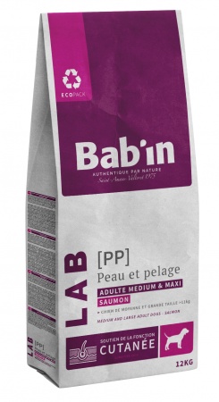 BAB\'IN - LAB Mini Adult Peau & Pelage au SAUMON