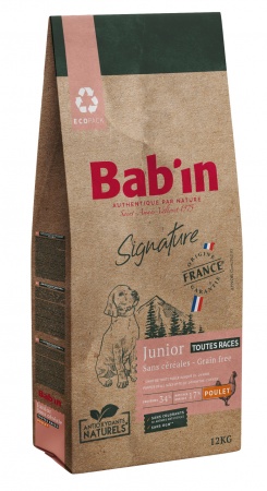 BAB\'IN - Signature Junior (Toutes Races) Grain Free POULET