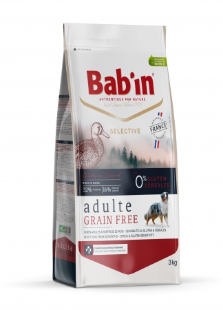 BAB\'IN Selective -  Adulte Grain Free - Canard