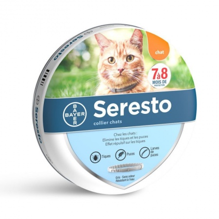 BAYER SERESTO - Collier Chat Anti parasitaire