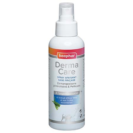 BEAPHAR - DermaCare Spray Apaisant Sans Rinçage Chien & Chat