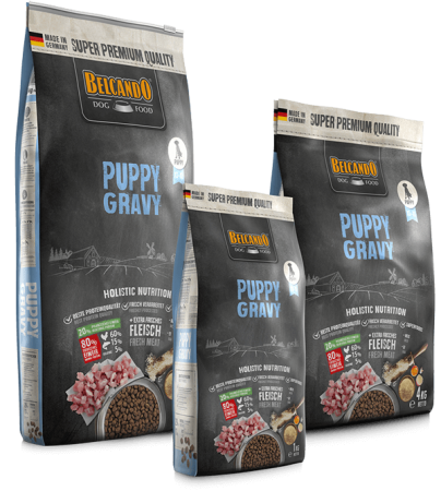 BELCANDO® - PUPPY GRAVY (Croquettes Chiots) Sans Céréales Allergènes Poulet & Poisson 