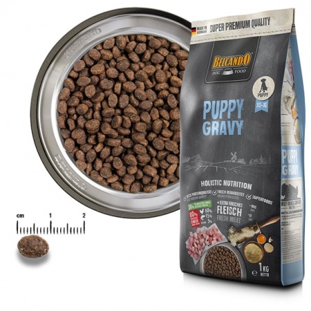 BELCANDO® - PUPPY GRAVY (Croquettes Chiots) Sans Céréales Allergènes Poulet & Poisson 