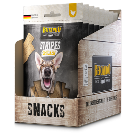 BELCANDO® - SNACKS STRIPES au Poulet