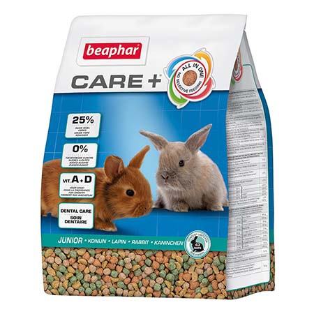 CARE+ Alimentation extrudée Super Premium - Lapin Junior 