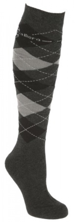 Covalliero - Chaussettes d\'Équitation BRESCIA / Gris Anthracite