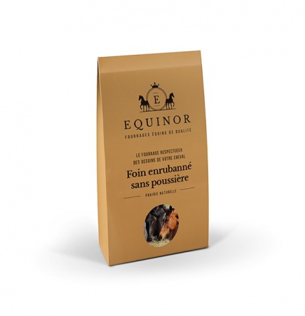 EQUINOR - Foin enrubanné de Prairie Naturelle - 20kg