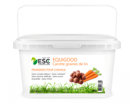 ESC LABORATOIRE - Équigood Carotte, friandises - 5 Kg