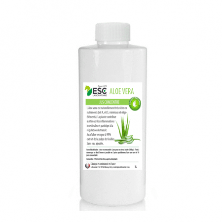 ESC Laboratoire - Jus concentré d\'Aloe Vera, bien-être digestif - 1L