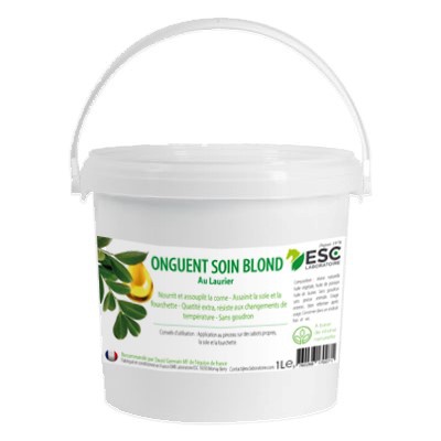 ESC LABORATOIRE - Onguent à l\'Huile de Laurier Blond, entretien du sabot - 1L