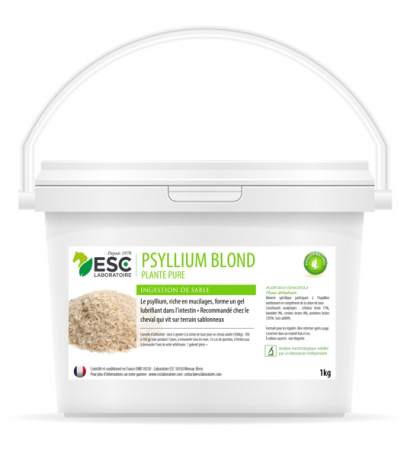 ESC LABORATOIRE - Psyllium Blond / Colique de sable du Cheval - 1kg