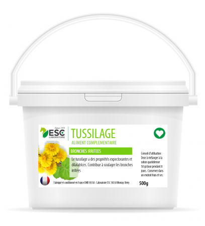 ESC Laboratoire - Tussilage, emphysème cheval, Plante Pure - 1kg