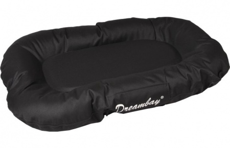 FLAMINGO - Coussin Chien Dreambay Ovale (noir)