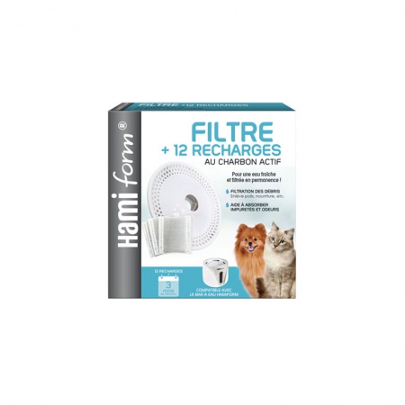 HAMIFORM - Filtre au Charbon Actif + 12 Recharges