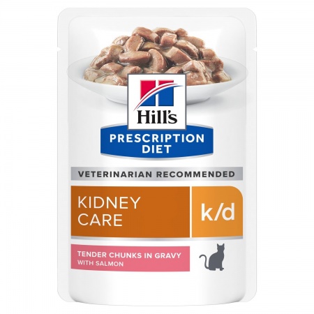 HILL\'S Prescription Diet - Chat Kidney Care k/d SAUMON (12 x 85g.)