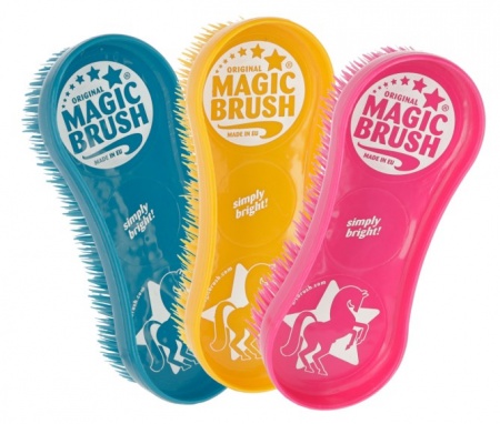 KERBL - MagicBrush - Lot de 3 Brosses Plastiques Classiques