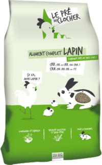 LE PRÉ DU CLOCHER - Lapin Clapier Granulé 20 Kg