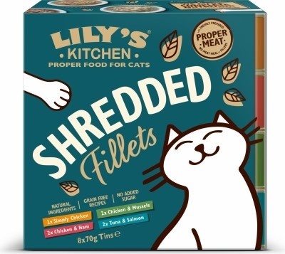 LILY\'S KITCHEN -  Shredded Fillets - Effilochés en bouillon au poulet