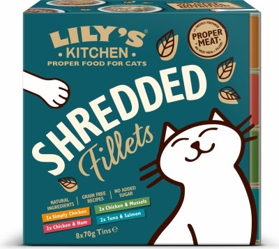 LILY\'S KITCHEN - Multipack 8x Shredded Fillets - Effilochés en bouillon