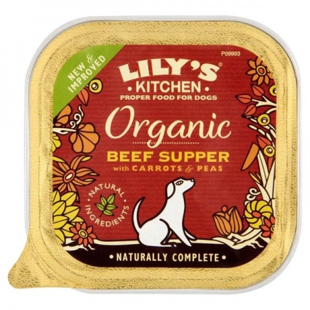 LILY\'S KITCHEN - Organic - Beef Supper - Pâtée tendre bio au buf