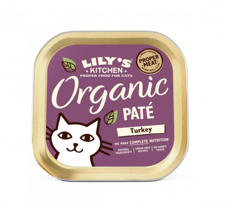 LILY\'S KITCHEN - Pâté Organic Chat à la dinde