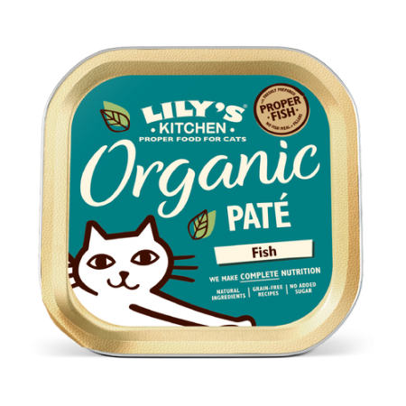 LILY\'S KITCHEN - Pâté Organic Chat au Poisson