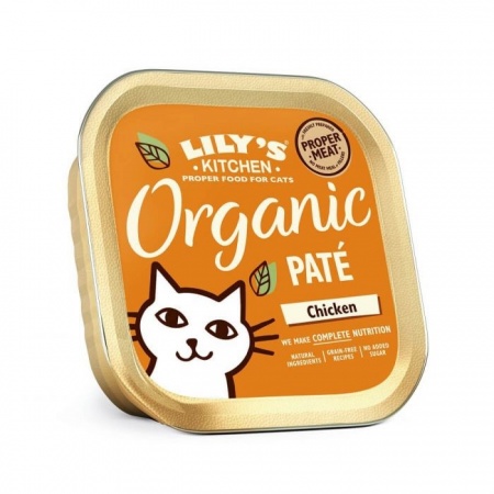 LILY\'S KITCHEN - Pâté Organic Chat au Poulet