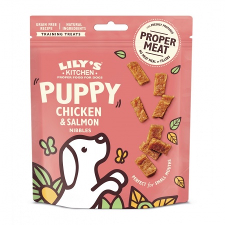 LILY\'S KITCHEN - Puppy Chicken & Salmon - Bouchées au poulet et au saumon pour chiots