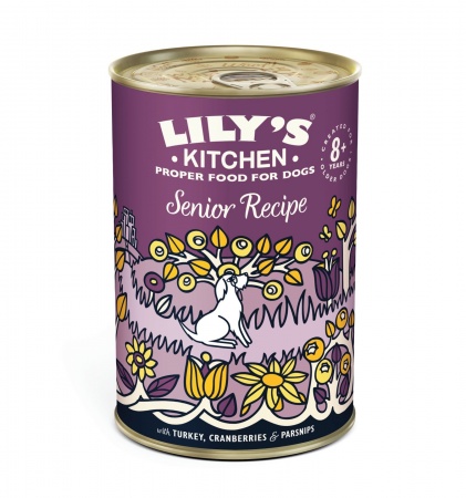 LILY\'S KITCHEN - Recette Chien Senior (Dinde, Canneberge & Panais)