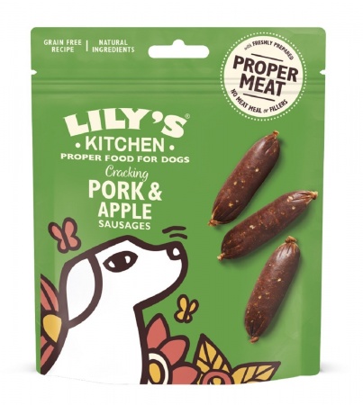 LILY\'S KITCHEN - Saucisses au porc et à la pomme 70 g