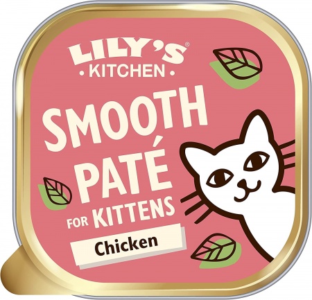 LILY\'S KITCHEN - Smooth paté Chicken for Kittens - Pâtée Bio au Poulet pour Chaton