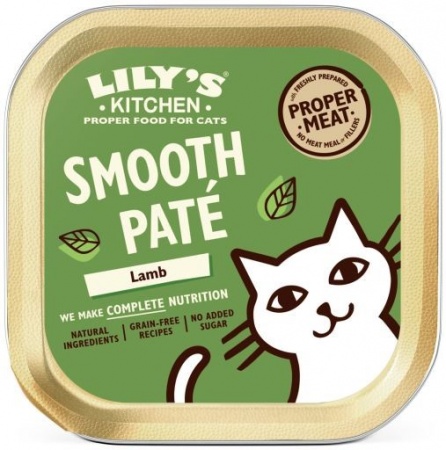 LILY\'S KITCHEN - Smooth paté Lamb - Pâtée Bio pour Chat à l\'Agneau