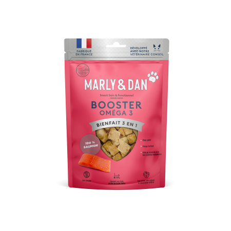 MARLY & DAN - Freeze Dried BOOSTER OMÉGA 3 Action 3 en 1