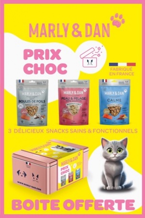 MARLY & DAN® -  Coffret Friandises Chat PRIX CHOC