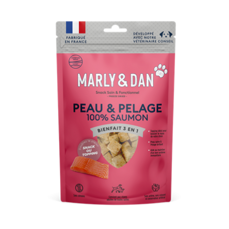 MARLY & DAN® - Tendres Bouchées PEAU & PELAGE Source d\'Oméga 3