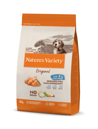 NATURE\'S VARIETY - Original Chien Junior Toutes Races Saumon