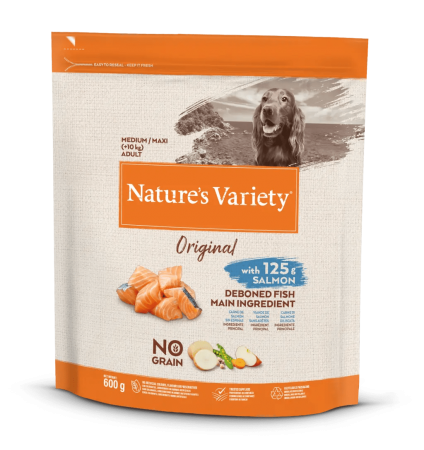 NATURE\'S VARIETY - Original Chien Medium & Maxi Adult Saumon