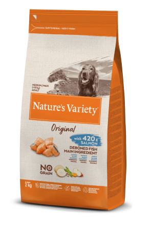 NATURE\'S VARIETY - Original Chien Medium & Maxi Adult Saumon