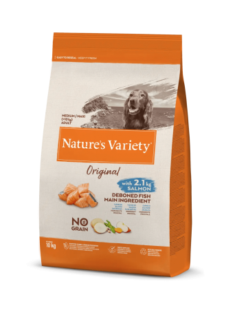 NATURE\'S VARIETY - Original Chien Medium & Maxi Adult Saumon