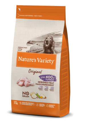 NATURE\'S VARIETY - Original Chien Medium Adult Dinde