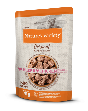 NATURE\'S VARIETY - Original Pâtée pour Chat au BOEUF & POULET