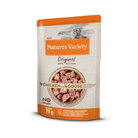 NATURE\'S VARIETY - Original Pâtée pour Chat au POULET & OIE