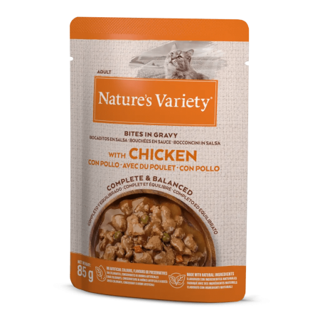 NATURE\'S VARIETY - Sachet de Bouchées pour Chat au Poulet