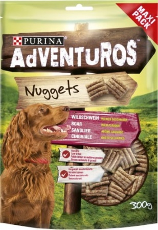 PURINA - Friandises Tendres Chien Adventuros Nuggets Sachet Fraîcheur 300g