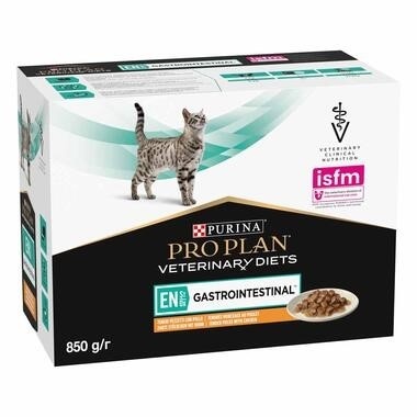 PURINA PROPLAN  Veterinary Diets - Feline EN St/Ox Gastrointestinal Poulet 10 x 85 g