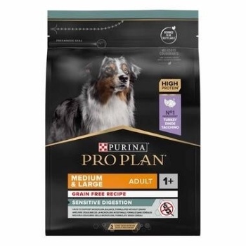 PURINA PROPLAN OptiDigest - Medium & Large Adult Sensitive Digestion Grain Free Dinde