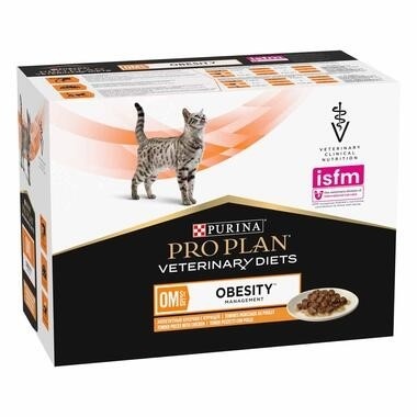 PURINA PROPLAN Veterinary Diets - OM Obesity Poulet 10 x 85 g