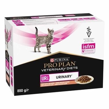 PURINA PROPLAN Veterinary Diets - UR St/Ox Urinary Saumon (10 x 85 g.)